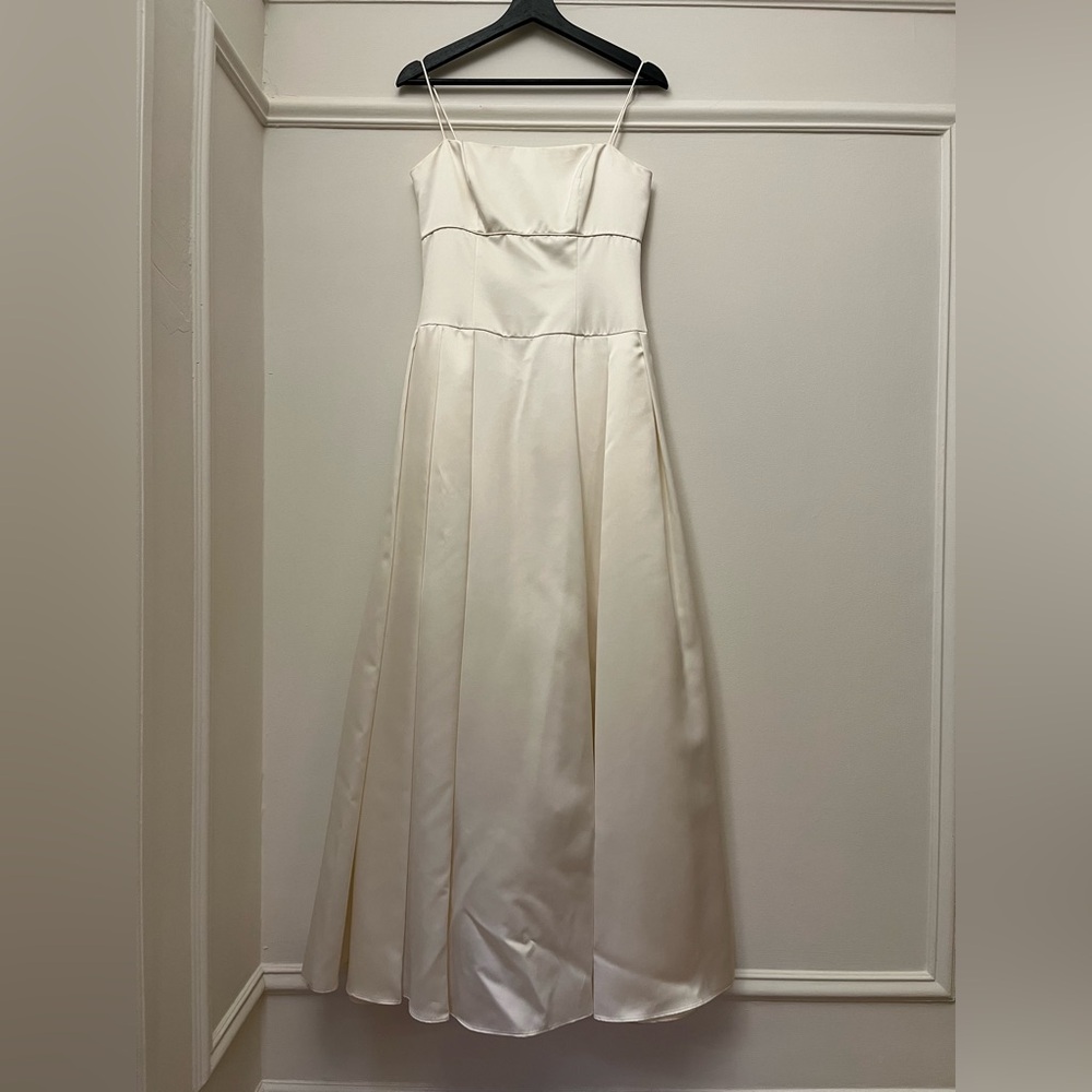 A.B.S. Evening by Allen Schwatz Ivory Gown